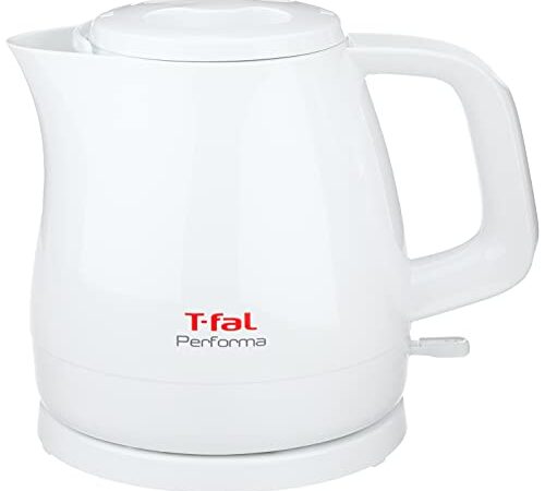 ティファール パフォーマ ホワイト 電気ケトル0.8L コンパクト 空焚き防止 自動電源OFF フタ取り外し可 お手入れ簡単 KO1531JP