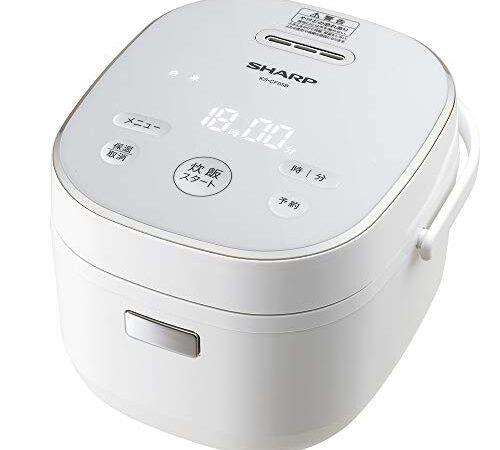 シャープ 炊飯器 3合 一人暮らし マイコン パン調理機能 ホワイト KSCF05BW KS-CF05B-W
