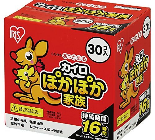 アイリスオーヤマ カイロ レギュラー 30個入 ぽかぽか家族 PKN-30R