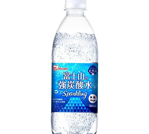 アイリスオーヤマ 炭酸水 富士山の強炭酸水 500ml ×24本
