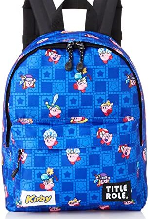 [タイトルロール] リュック 星のカービィ ポップスター カービィ ワドルディ グッズ B5収納 キッズ ブルー