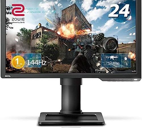 BenQ ゲーミングモニター 24インチ 144Hz 1ms ブルーライト軽減 ZOWIE XL2411P フルHD HDMI DisplayPort DVI端子 ディスプレイ