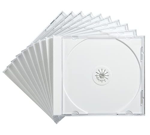 サンワサプライ Blu-ray・DVD・CDケース(10枚セット・ホワイト) FCD-PN10WN