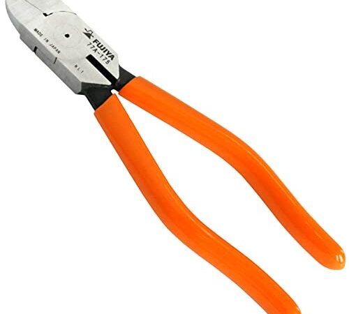 フジ矢(Fujiya) 電工ＶAニッパ(ストレート刃) 175mm VA線切断に最適な刃部鏡面仕上げ 77A-175