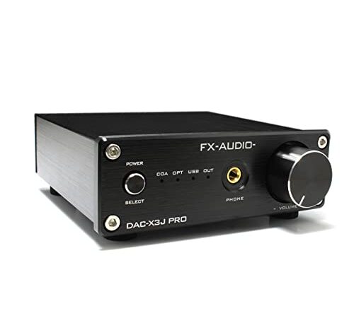 FX-AUDIO- DAC-X3J PRO[ブラック]ハイレゾDAC ES9023P USBバスパワー駆動 ハイパワーヘッドフォンアンプ 光デジタル 同軸デジタル 3系統入力