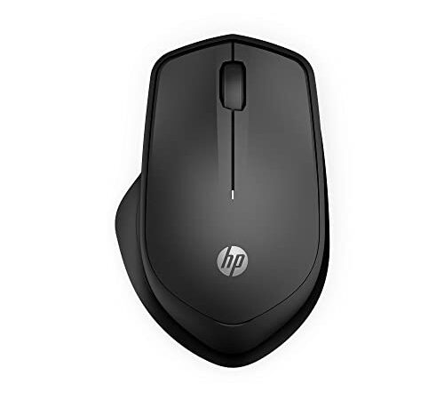 HP マウス 静音クリック BlueLED 無線 ワイヤレス HP 280 ワイヤレスマウス 電池寿命最大18カ月 エルゴノミクス ブラック(型番:19U64AA#UUF) Mac Windows PC MacBook対応【国内正規品】