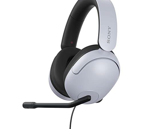 ソニー ゲーミングヘッドセット INZONE H3 MDR-G300:有線接続/立体音響/低遅延/長時間使用しても疲れづらい/ブームマイク付き / PS5 Switch/テレワークでも使える/EVO Japan 2023公式競技ギア/ ホワイト