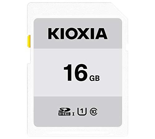 キオクシア(KIOXIA) 旧東芝メモリ SDHCカード 16GB UHS-I対応 Class10 (最大転送速度50MB/s) 日本製 国内正規品 メーカー保証3年 KTHN-NW016G