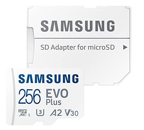 microSDXC 256GB EVO Plus UHS-I U3 V30 4K A2対応 Samsung サムスン 専用SDアダプター付 ‎MB-MC256KA/EU【5年保証】 [並行輸入品]