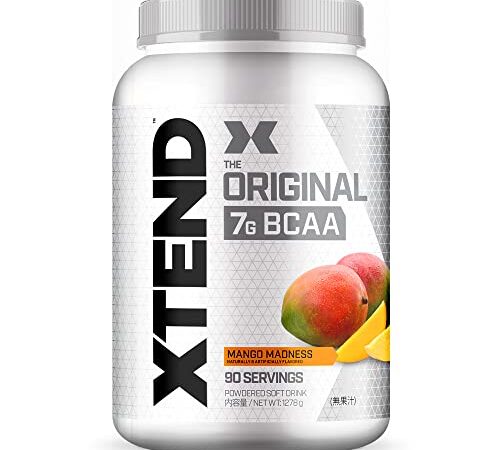 Scivation Xtend BCAA 7000mg Mango Madness (マンゴーマッドネス) 90杯分 国内正規品 サイベーション エクステンド 必須アミノ酸 1,278g グルタミン 2,500mg