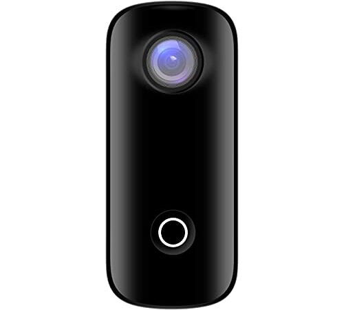 SJCAM C100 + 2K / 30fps HD画質 ミニアクションカメラ WiFi接続 ビデオデジタルカメラ 30M防水 磁気ボディ 内蔵バッテリー APP共有 防水ケースバッククリップストラップ付き