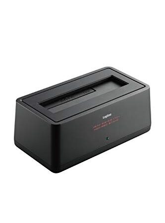 ロジテック Type-C HDD / SSD ケース ハードディスクスタンド 外付け 2.5インチ 3.5インチ 1BAY USB-C USB3.2 Gen1（USB3.0) 【 Windows / mac 】LHR-L1BSTWUCD