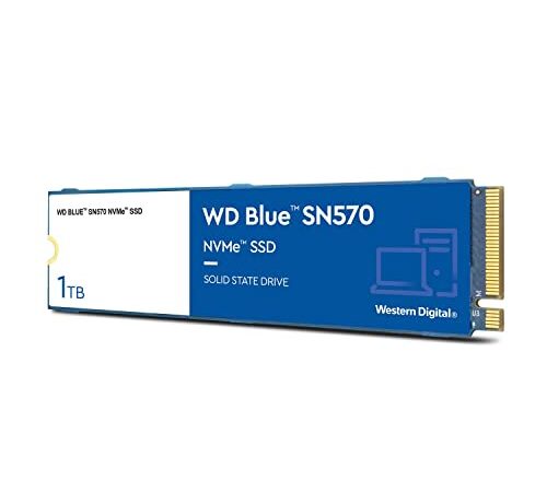 Western Digital ウエスタンデジタル 内蔵SSD 1TB WD Blue SN570 (読取り最大 3,500MB/秒) M.2-2280 NVMe WDS100T3B0C-EC 【国内正規代理店品】