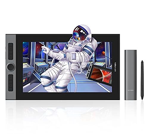 XPPen 液タブ 液晶ペンタブレット 15.4インチ 9mm厚さ X3チップ搭載ペン フルラミネート加工 8個ショートカットキー 筆圧検知 オンライン授業 イラスト Artist Pro 16