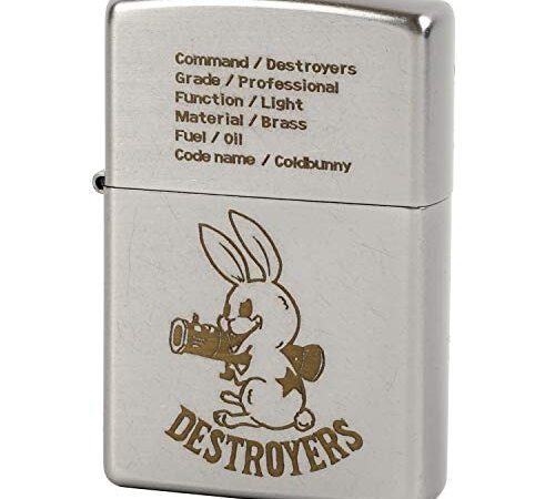 ZIPPO(ジッポー) ライター シルバー オールド フィニッシュ デストロイヤーズ エッチング 2OF-COLDBUNNY