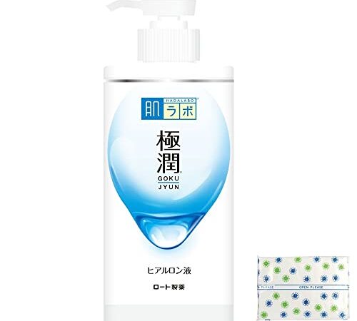 肌ラボ 極潤 化粧水 大容量ポンプタイプ 1個+おまけつき セット 400ミリリットル (x 1)