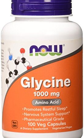 [海外直送品][2本セット] NOW Foods グリシン 1000mg