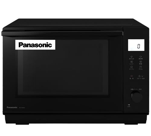 パナソニック オーブンレンジ 26L フラットテーブル スイングサーチ赤外線センサー ブラック NE-MS4A-K