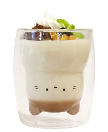 シービージャパン グラス ネコ 270ml 耐熱 アニマル ダブルウォール UCA