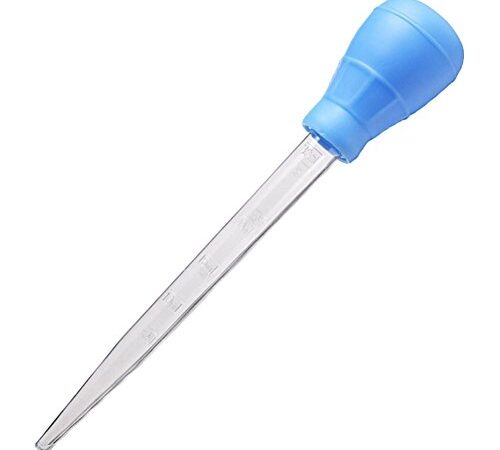 クリーナースポイト お掃除 水換え 給餌 卵・稚魚の移動 アクアリウム用スポイト 水槽用 30ml/50ml (50ML,ブルー)