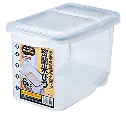 アスベル 密閉米びつ パッキン付 6kg