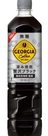 コカ・コーラ ジョージア 深み焙煎贅沢ブラック 無糖 950mlPET×12本