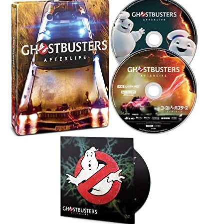 【Amazon.co.jp限定】ゴーストバスターズ/アフターライフ 4K ULTRA HD & ブルーレイセット スチールブック仕様(初回生産限定)(オリジナル特典 スペシャル・ボーナスディスク付)[4K ULTRA HD + Blu-ray][Steelbook]