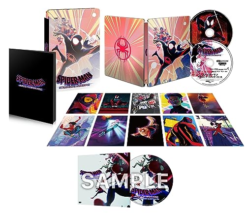 【Amazon.co.jp限定】スパイダーマン：アクロス・ザ・スパイダーバース　Amazon.co.jp限定プレミアム・スチールブック・エディション 4K ULTRA HD & ブルーレイセット(完全数量限定)(オリジナル特典 スペシャル・ボーナスディスク付)[4K ULTRA HD + Blu-ray][Steelbook] [Blu-ray]