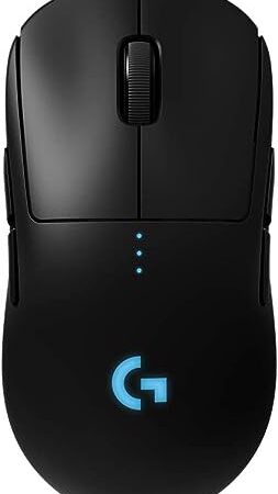 【Amazon.co.jp限定】Logicool G ロジクール G PRO ゲーミングマウス ワイヤレス HERO 25Kセンサー LIGHTSPEED 無線 POWERPLAY ワイヤレス充電対応 LIGHTSYNC RGB 80g 軽量 左右対称 FPS G-PPD-002WLrd 国内正規品 1年間メーカー保証 【Amazon.co.jp 限定壁紙ダウンロード付き】