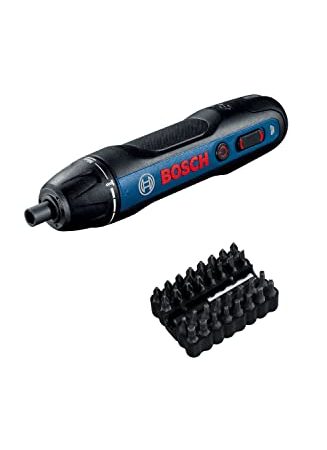 Bosch Professional(ボッシュ) 3.6Vコードレスドライバー (ドライバービット32本・延長ビットホルダー・キャリングケース・充電コード付き) BOSCHGO-N 青