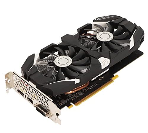 GTX 1060 6GBGDDR5192ビットゲーミンググラフィックスカードデュアルファン冷却HDMIDVIDP PCI-E GPUゲーミングPC用、6/5/3GB使用可能(6GB)
