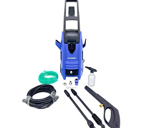 HiKOKI(ハイコーキ) 家庭用高圧洗浄機 水道接続式 AC100V 1200W 10m高圧ホース付 ブルー  FAW105