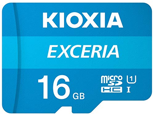 Kioxia 16GB / 32GB / 64GB / 128GB / 256GB microSD Exceria フラッシュメモリーカード アダプター付き U1 R100 C10 フルHD 高速読み取り 100MB/s 16GB LMEX1L016GG2