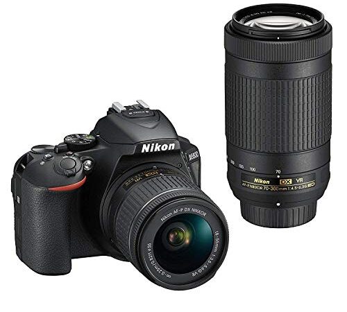 Nikon デジタル一眼レフカメラ D5600 ダブルズームキット ブラック D5600WZBK