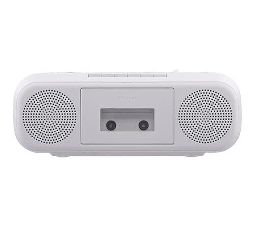 東芝(TOSHIBA) CDラジオカセットレコーダー (ホワイト) TY-CDS8(W)