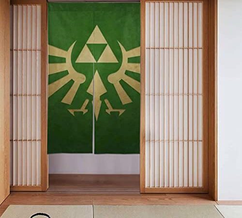 ゼルダの伝説 遮光ドア オシャレ 遮光のれん シェードカーテン つっぱりカーテン キッチン リビング階段 お部屋の間仕切りドアカーテン