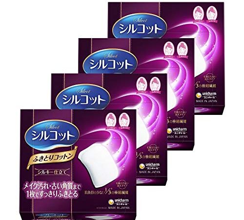 シルコット ふきとりコットン シルキー仕立て 32枚入×4個