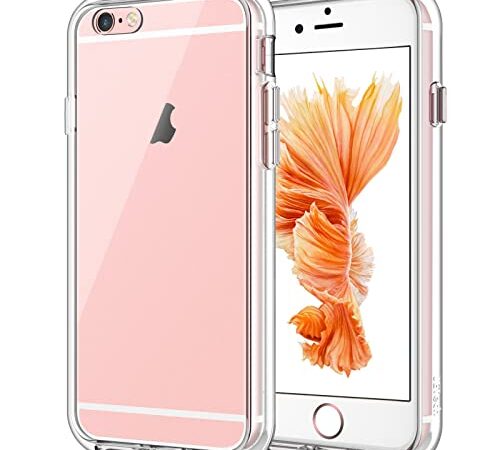 JEDirect iPhone6 iPhone6s ケース 黄ばみなし バンパー 衝撃吸収 傷つけ防止 (クリア)