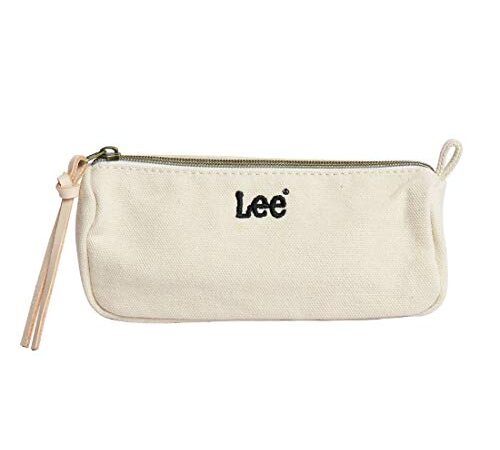 [リー] Lee ポーチ 大容量 おしゃれ マルチ 化粧 ペンケース デニム かわいい 文房具 筆箱 ロゴ ミニ 小さい 軽い