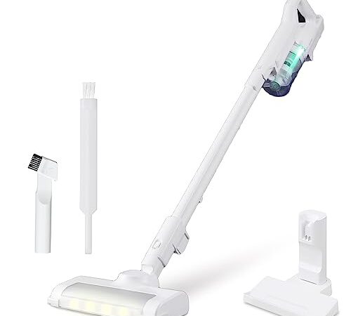 アイリスオーヤマ 掃除機 コードレス サイクロン スティッククリーナー 軽量 自走式 置くだけ充電 ハンディ 一人暮らし SCD-122P-W ホワイト