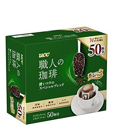 UCC 職人の珈琲 ドリップコーヒー 深いコクのスペシャルブレンド 50杯 350g