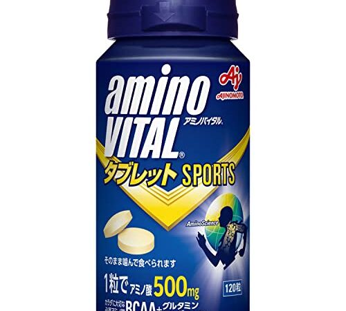 味の素 アミノバイタル タブレット 120粒入缶 アミノ酸 500mg BCAA コンディショニング
