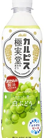 アサヒ飲料 カルピス 極実堂 白ぶどう 500ml×24本