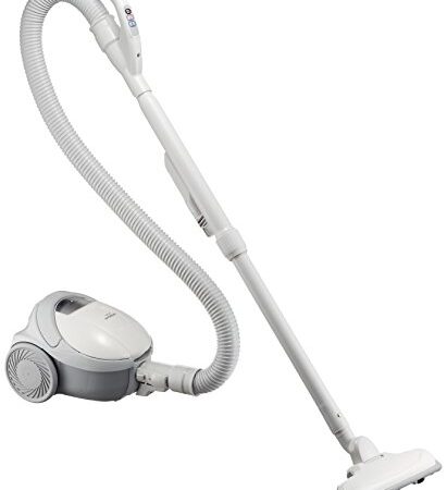 日立 軽量 掃除機 紙パック式 ハイパワー530W ヘッド丸洗い対応 CV-VP5 W ホワイト