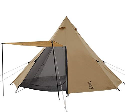 DOD(ディーオーディー) ワンポールテントL 8人用 【収納コンパクト&かんたん設営】 T8-200-TN