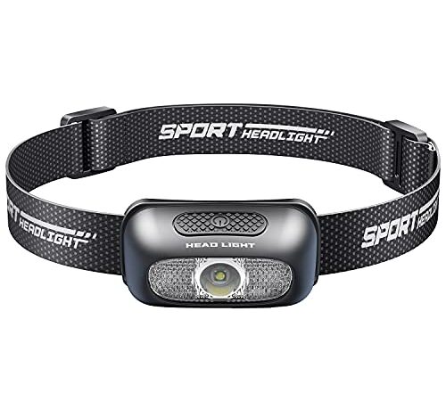 KEWISI ヘッドライト USB充電式 高輝度 LED ヘッドライト 5種点灯モード 赤＆白ライト SOS点滅 頭につけ ヘッドランプ 防水防塵 60°角度調整可 夜釣り 最適 登山 キャンプ 散歩 作業 釣り アウトドア 災害 停電用 小型 40g超軽量 ヘッド ライト…