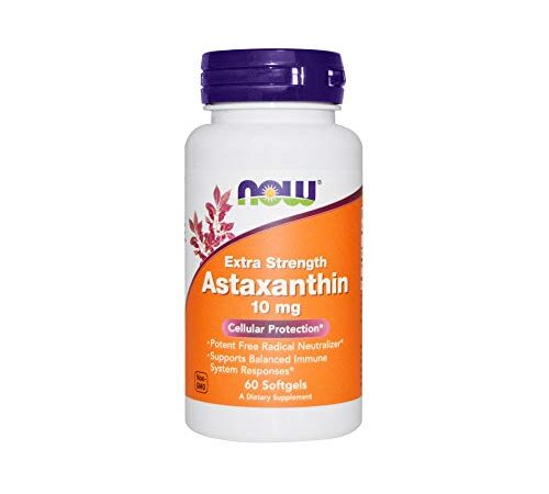 Now Foods, アスタキサンチン、10mg、ソフトジェル60粒