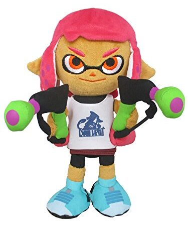 三英貿易 Splatoon (スプラトゥーン)2 ALL STAR COLLECTION ガール (S) W12×D17×H23cm ぬいぐるみ SP26