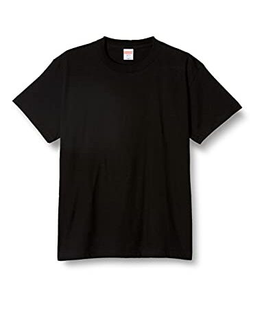 (ユナイテッドアスレ)UnitedAthle メンズ 5.6オンス ハイクオリティー Tシャツ 半袖 500101 002 ブラック XL
