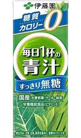伊藤園 大麦若葉 毎日1杯の青汁 すっきり無糖 200ml×24本 紙パック (エコパック)